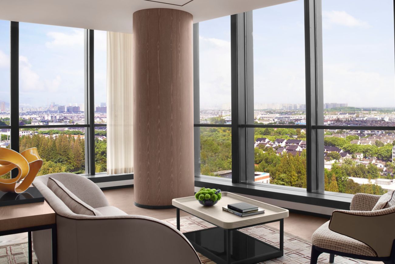 Luxurious desert stays with panoramic views.